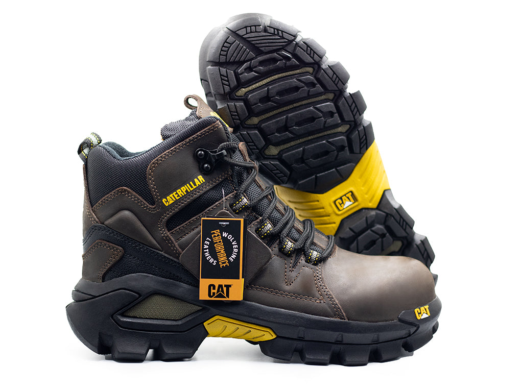 Bota CAT 1348 Waterproof  Marron Oscuro