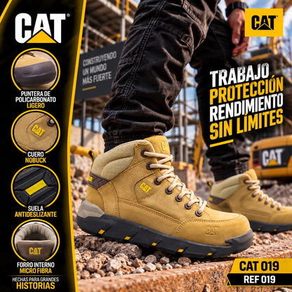 Bota Cat 019  Ocre