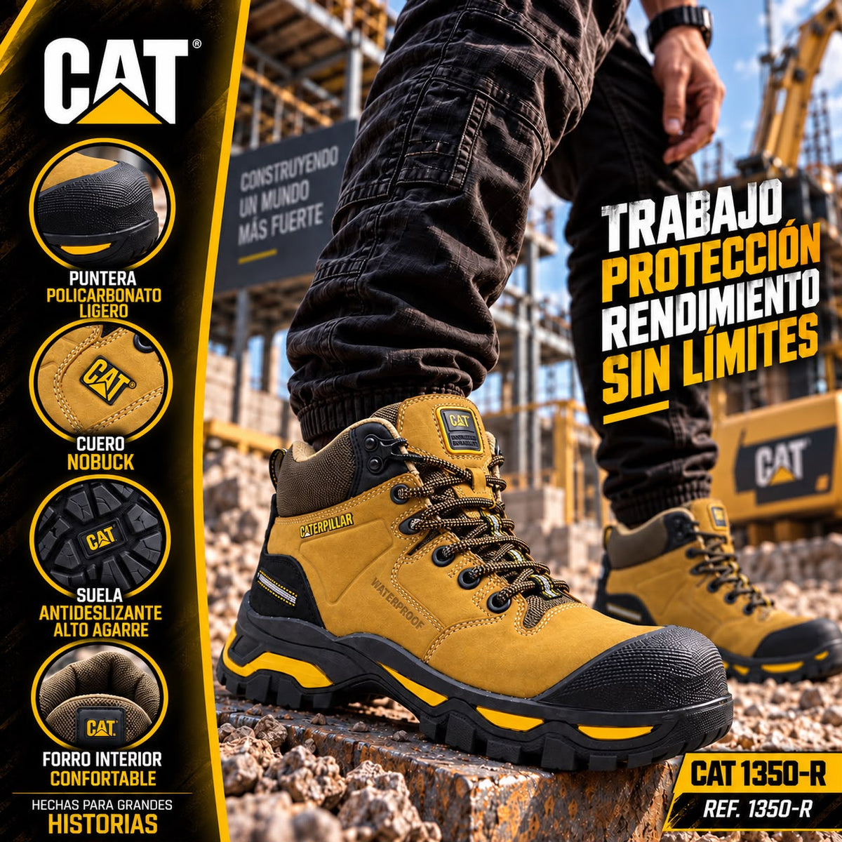 Bota Cat 1350R Ocre