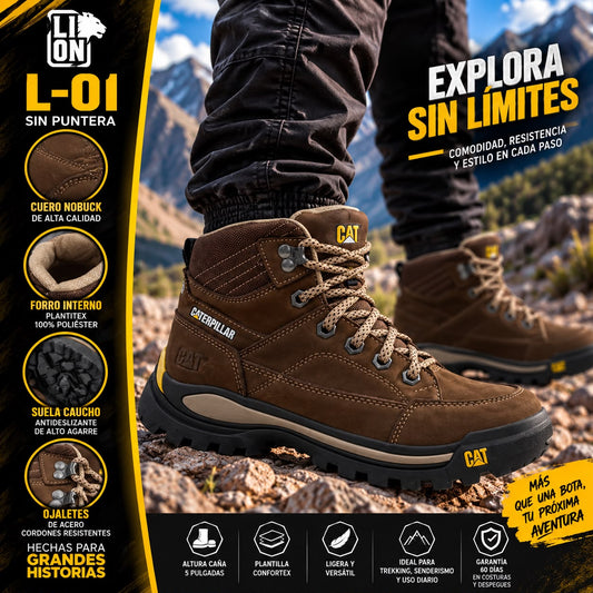Bota Cat  L01 Marron
